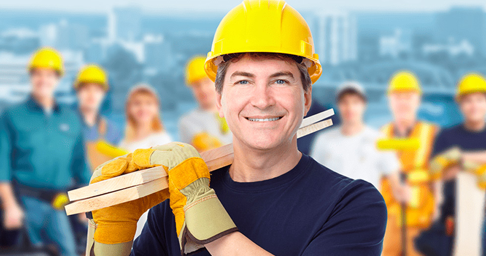 smiling carpenter