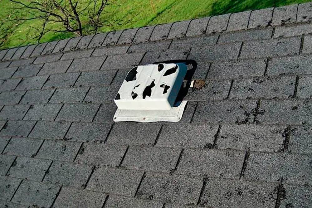 roof ruined by hail