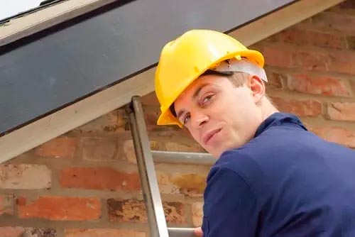smiling worker