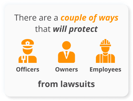 Infographics of there are a couple of ways that will protect from lawsuits