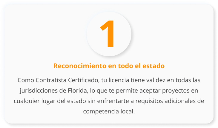 Licencia Contratista General Florida