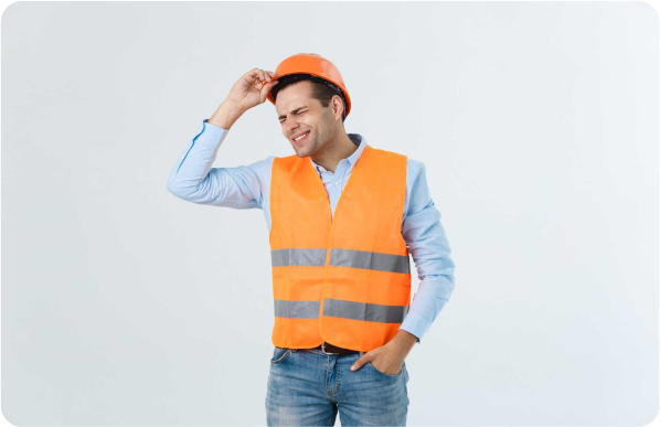 Contractor who realized he made a mistake by not having builder's liability insurance.